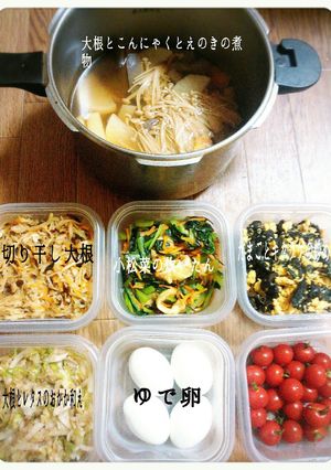 作り置き常備菜で副菜おかず3～5日分-レシピのメイン写真