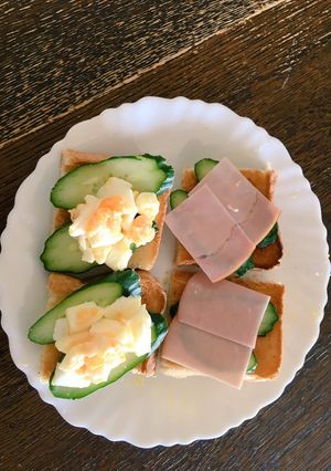 手抜き昼ご飯！サンドイッチみたいなやつ-レシピのメイン写真