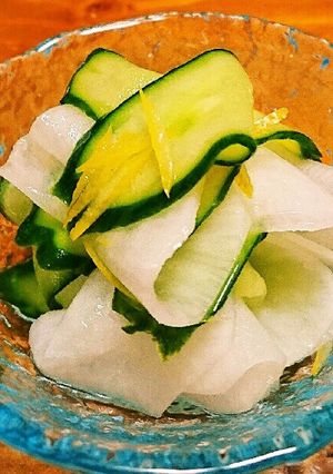 レモン香る☆大根ときゅうりの夏の酢の物-レシピのメイン写真