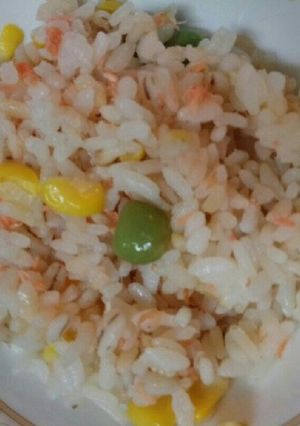 3色飯(血管プラークダイエット食826)-レシピのメイン写真