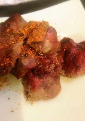鳥レバーの焼肉のタレ焼き-レシピのメイン写真