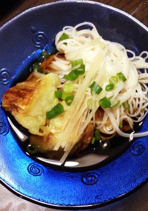 夏！簡単な一品☆焼きナス素麺でしょう〜☆-レシピのメイン写真