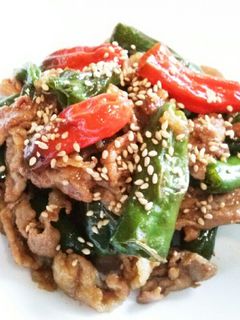 ★ししとうと豚バラの甘辛炒め煮★-レシピのメイン写真