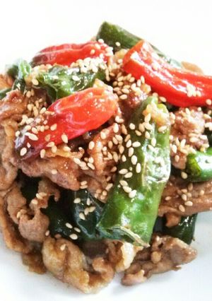 ★ししとうと豚バラの甘辛炒め煮★-レシピのメイン写真