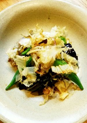 揚げ茄子とオクラの煮びたし風-レシピのメイン写真