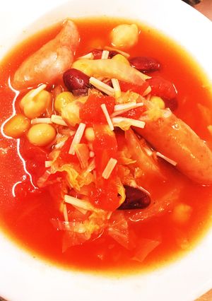 夏バテ気味の貴方にイタリアントマトスープ-レシピのメイン写真