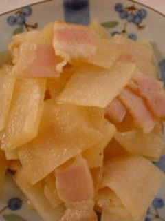 大根とベーコンの炒め煮-レシピのメイン写真