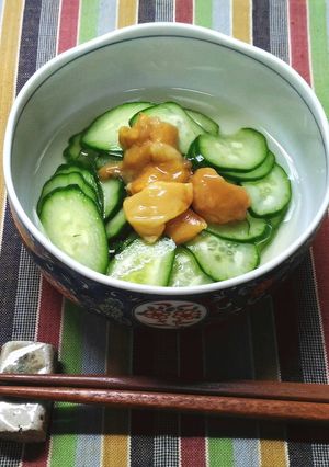 きゅうりとほやの甘酢あえ-レシピのメイン写真