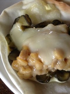 きゅうりの佃煮と納豆のパリパリピザ-レシピのメイン写真