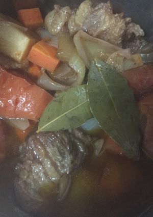 牛バラ肉と野菜の赤ワイン煮込み-レシピのメイン写真