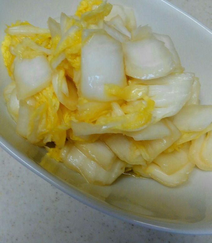 野菜の浅漬け　今回は白菜で作りました。-レシピのメイン写真