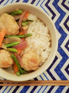 鶏だんごと野菜の中華炒め-レシピのメイン写真
