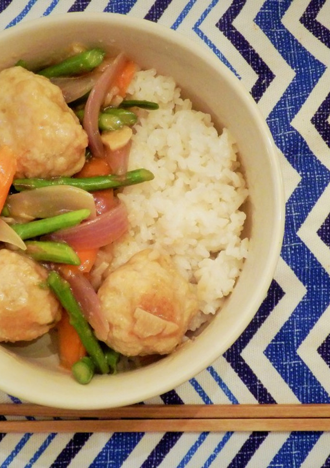 鶏だんごと野菜の中華炒め-レシピのメイン写真