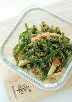 ✿簡単✿じゃこピー竹輪のカレー風味炒め-レシピのメイン写真