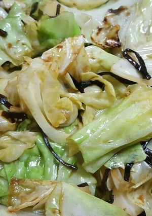 超簡単。節約キャベツ炒め-レシピのメイン写真