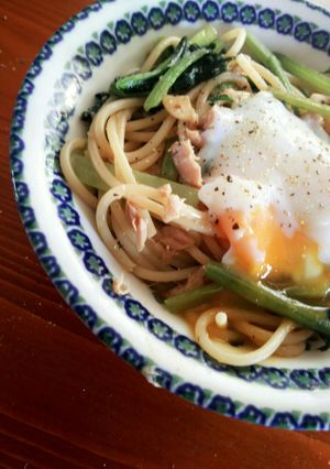 青菜とツナのパスタ-レシピのメイン写真