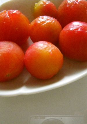 トマトの冷凍保存-レシピのメイン写真