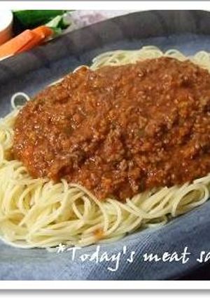 *;*ミートソース*;*-レシピのメイン写真