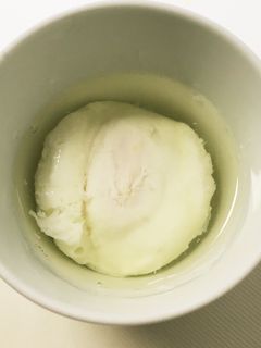 簡単!レンジで温玉-レシピのメイン写真