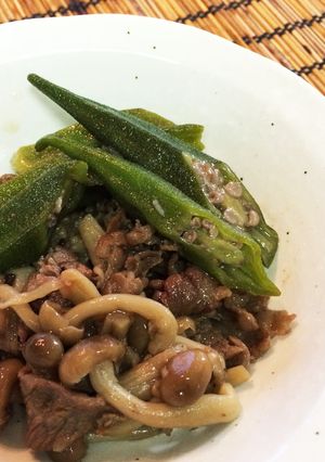 簡単・時短＊オクラとしめじのしぐれ煮＊-レシピのメイン写真