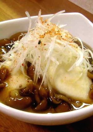 ■豆腐のひんやりなめこ餡■-レシピのメイン写真