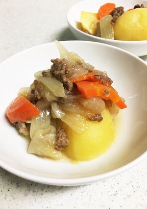 ☆レンジの下ごしらえで簡単！塩肉じゃが☆-レシピのメイン写真