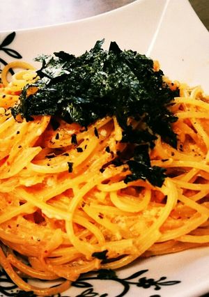 キムチのカルボナーラ-レシピのメイン写真