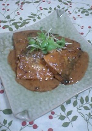 たれが絡む♪さばの味噌煮-レシピのメイン写真