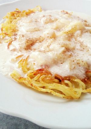リメイク★クラムチャウダーかた焼きそば-レシピのメイン写真