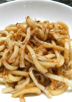 簡単♪うどん屋さんのまかない焼うどん♪-レシピのメイン写真