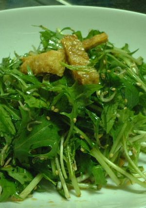 ■水菜サラダ-レシピのメイン写真