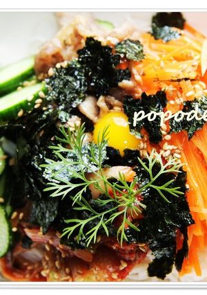 夏の☆彡ぶっかけそうめん・韓国風-レシピのメイン写真