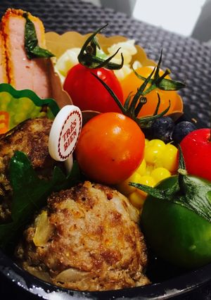 試合の日の(ハム)カツスコッチエッグ弁当-レシピのメイン写真