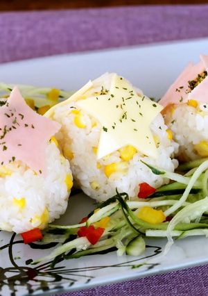 レンジで作ろう！七夕のとうもろこしごはん-レシピのメイン写真