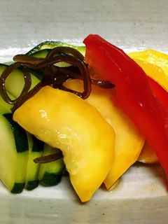 ズッキーニの麺つゆ漬け-レシピのメイン写真