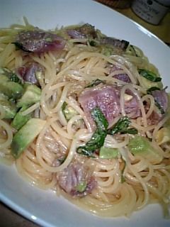 マグロとアボカドの冷製パスタ-レシピのメイン写真