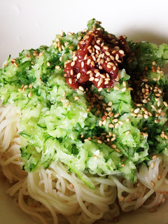すりおろしきゅうり冷やしそうめん-レシピのメイン写真