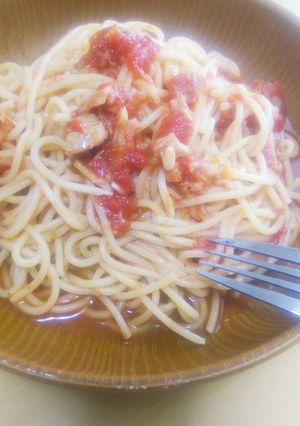 夏はコレ！トマトとツナの冷製パスタ☆-レシピのメイン写真
