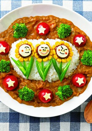 夏のひまわりスタミナカレー-レシピのメイン写真