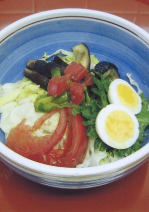 【京都丹波】夏野菜いっぱい♪サラダうどん-レシピのメイン写真