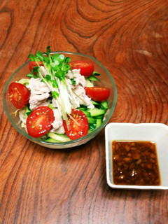 野菜もりもり❗冷しゃぶサラダp(^^)q-レシピのメイン写真