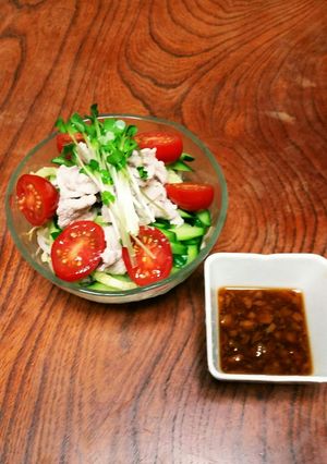 野菜もりもり❗冷しゃぶサラダp(^^)q-レシピのメイン写真