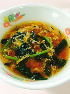 モロヘイヤスープ ★宇都宮給食-レシピのメイン写真