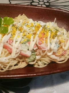 カニかまサラスパ-レシピのメイン写真