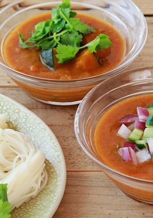 エスニック風かぼちゃのカレーつけだれ-レシピのメイン写真