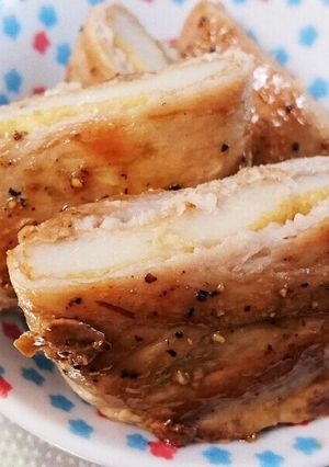 節約☆かさ増しポークステーキ♪お弁当に☆-レシピのメイン写真