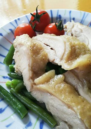 とっても簡単♪余熱でふっくら＊蒸し鶏＊-レシピのメイン写真