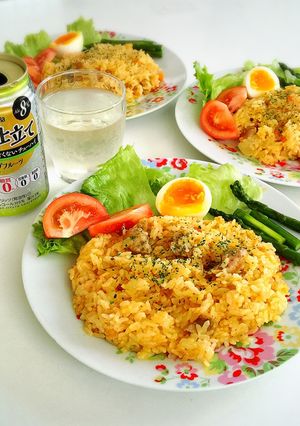 炊飯器でとっても簡単カレーピラフ!-レシピのメイン写真