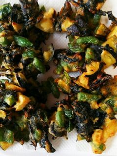 赤しそと野菜のかき揚げ-レシピのメイン写真