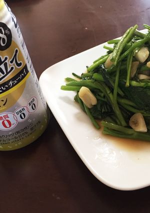 空芯菜のニンニク炒め-レシピのメイン写真